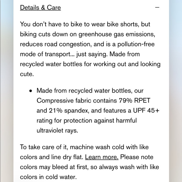 Girlfriend Collective High Rise Bike Short in Midnight - Picture 4 of 4